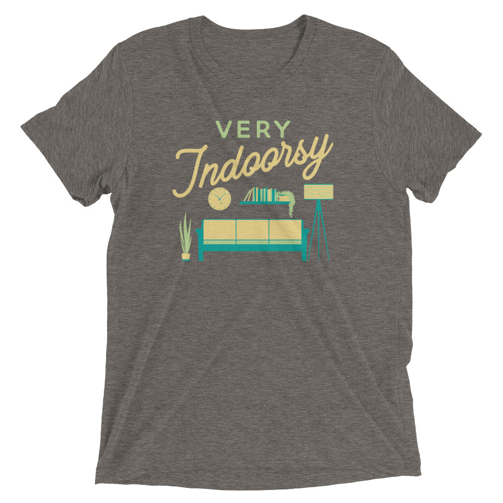 Very Indoorsy Men's Tri-Blend Tee