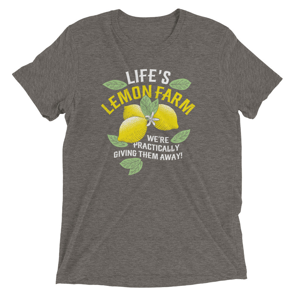 Life's Lemon Farm Men's Tri-Blend Tee