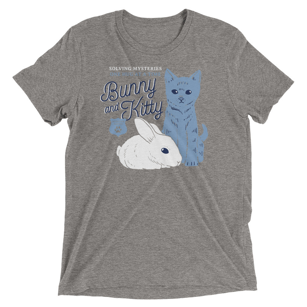 Bunny And Kitty Men's Tri-Blend Tee