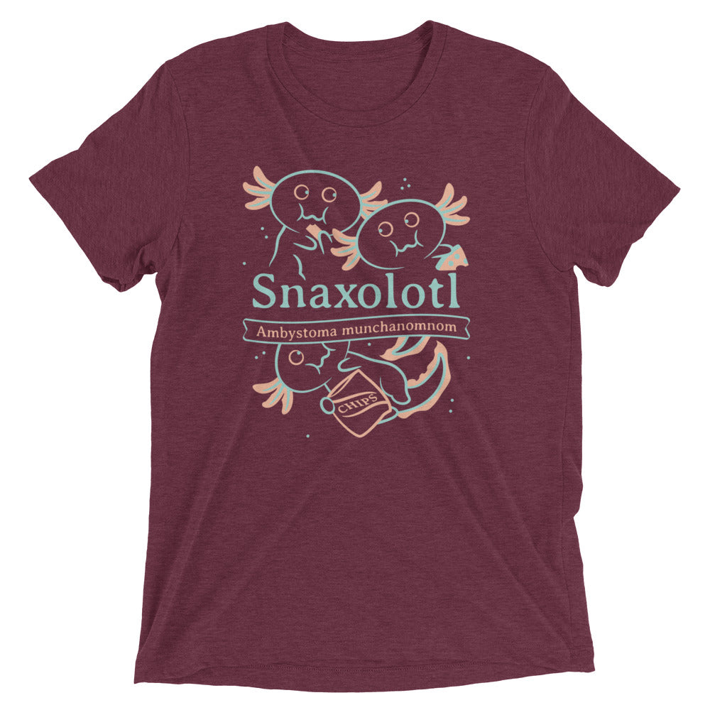 Snaxolotl Men's Tri-Blend Tee