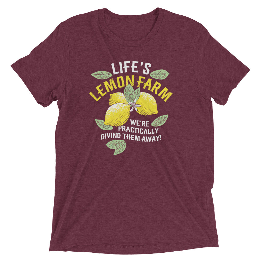 Life's Lemon Farm Men's Tri-Blend Tee