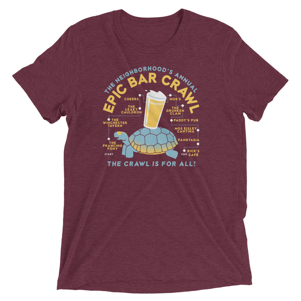 Epic Bar Crawl Men's Tri-Blend Tee