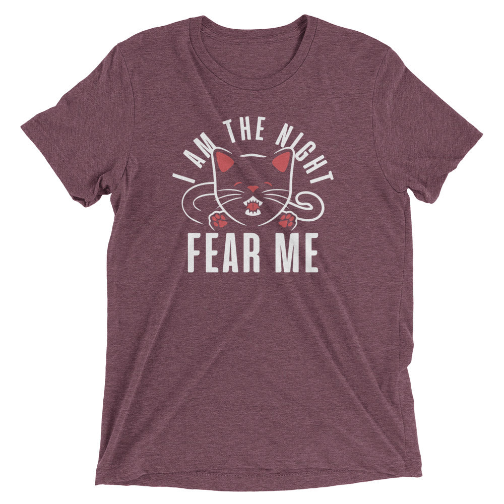 I Am The Night Fear Me Men's Tri-Blend Tee