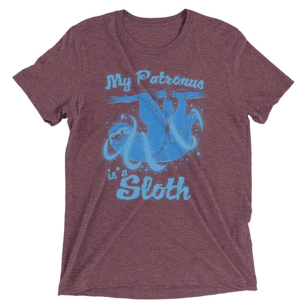 My Patronus Is A Sloth Men's Tri-Blend Tee