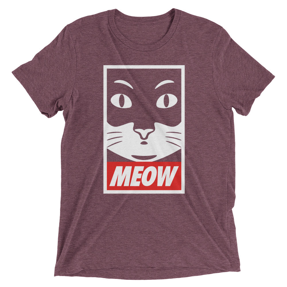 Meow Men's Tri-Blend Tee