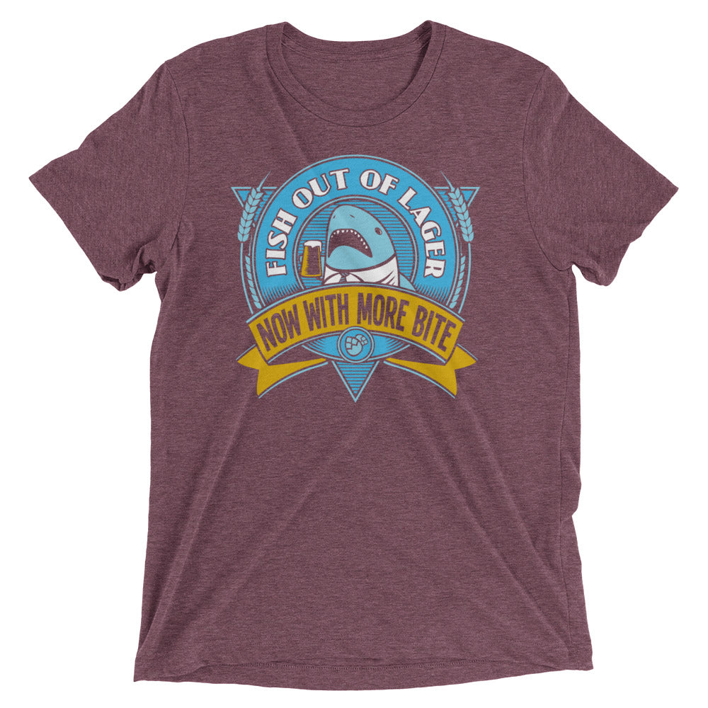 Fish Out Of Lager Men's Tri-Blend Tee