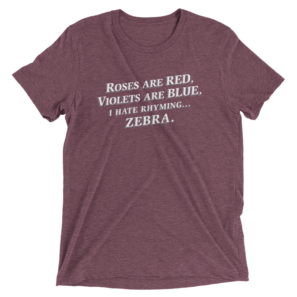 I Hate Rhyming Men's Tri-Blend Tee