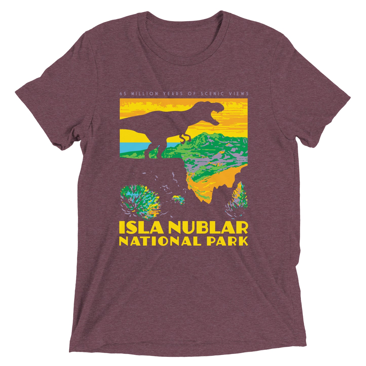 Isla Nublar National Park Men's Tri-Blend Tee