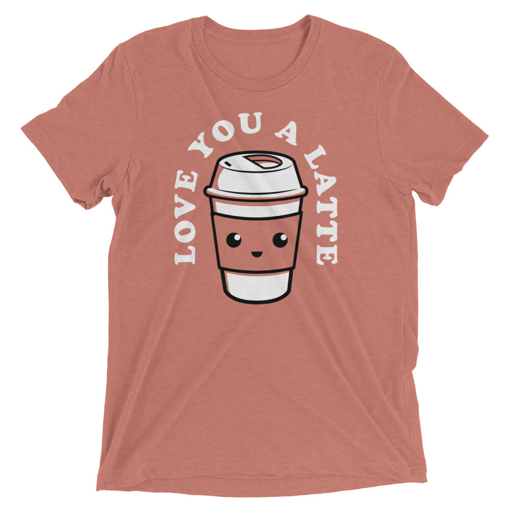 Love You A Latte Men's Tri-Blend Tee