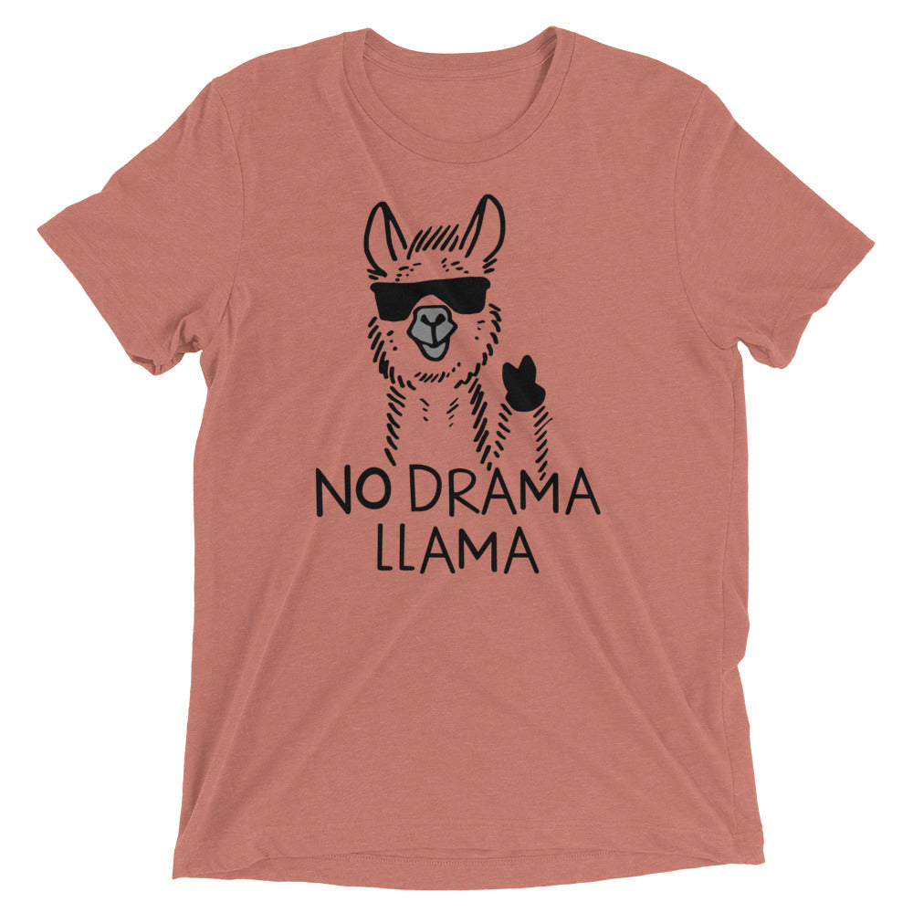 No Drama Llama Men's Tri-Blend Tee