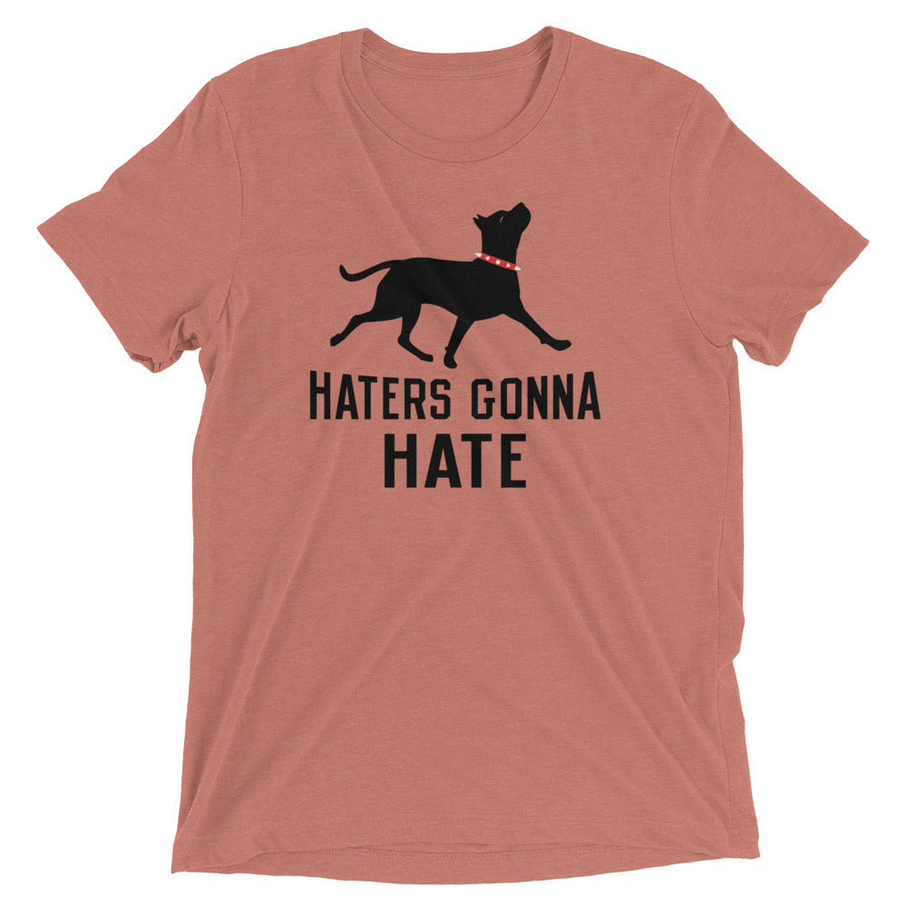 Haters Gonna Hate Pit Men's Tri-Blend Tee