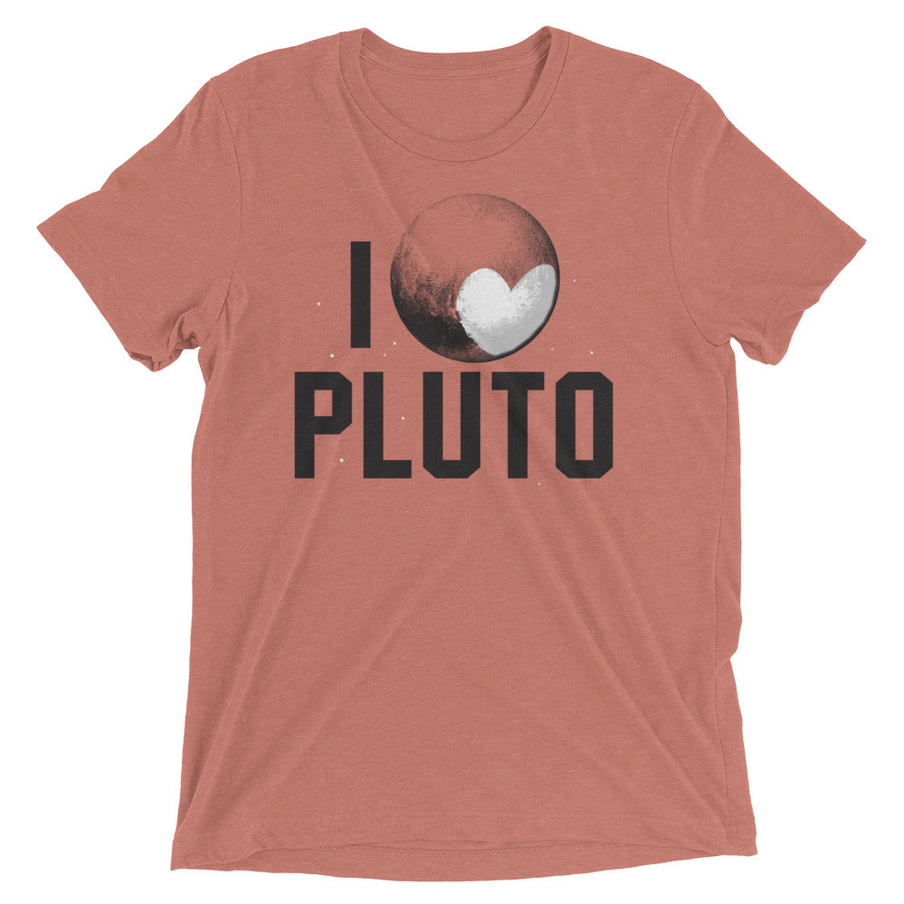 I Heart Pluto Men's Tri-Blend Tee