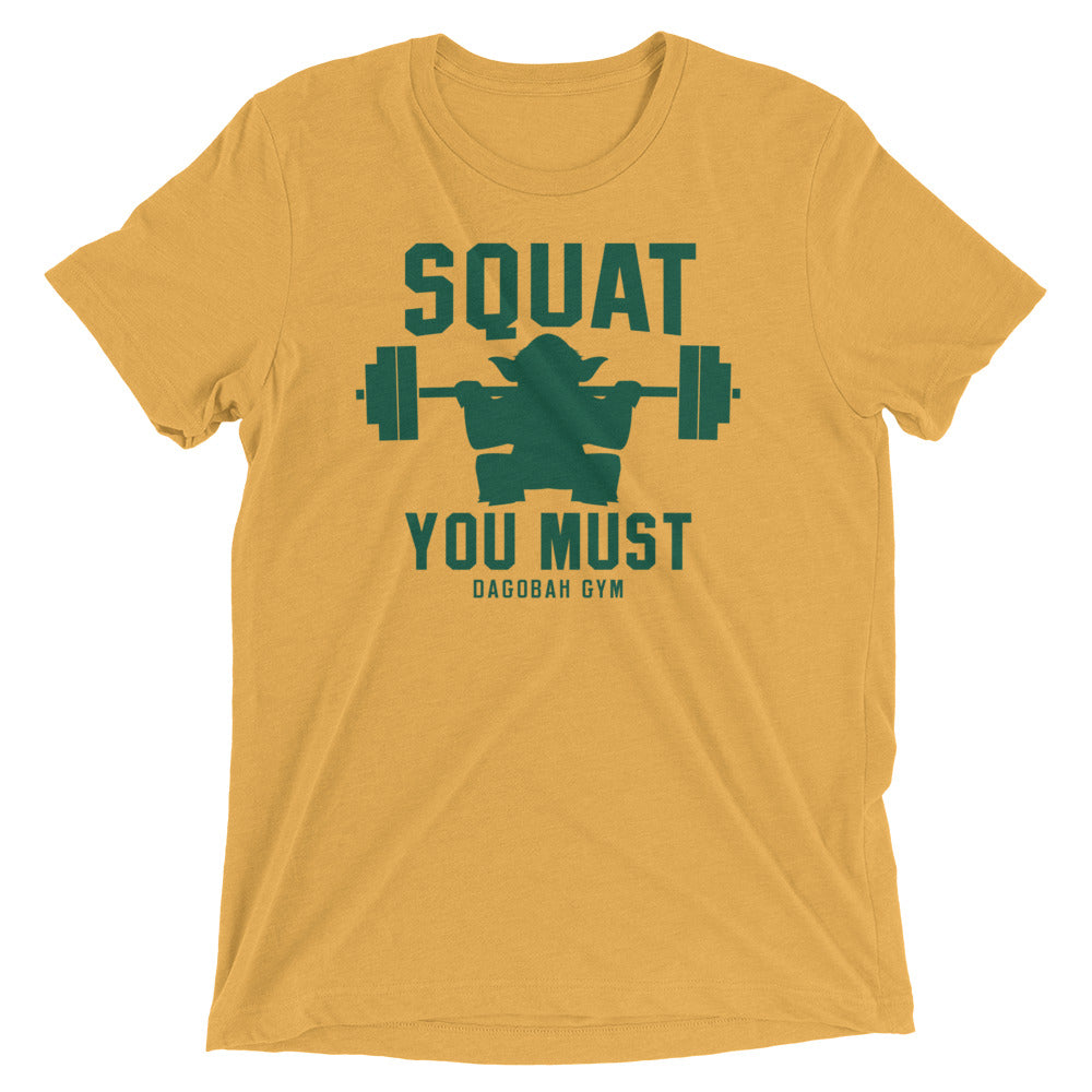 Squat You Must Men's Tri-Blend Tee