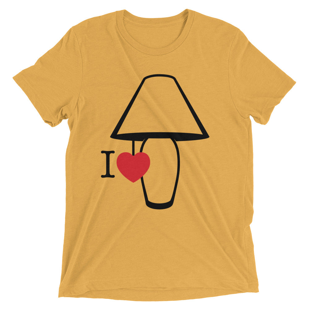 I Love Lamp Men's Tri-Blend Tee