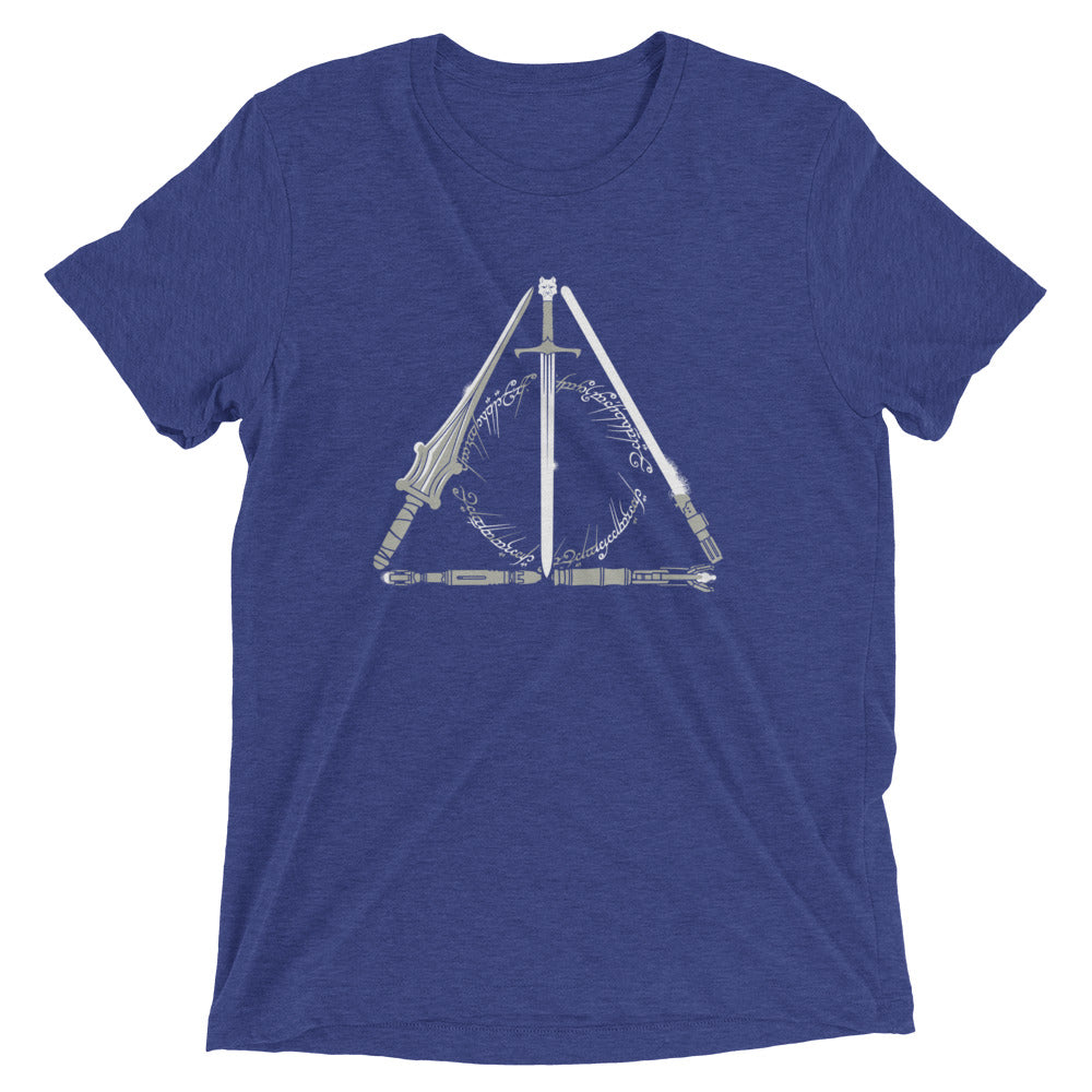 Nerdy Hallows Men's Tri-Blend Tee