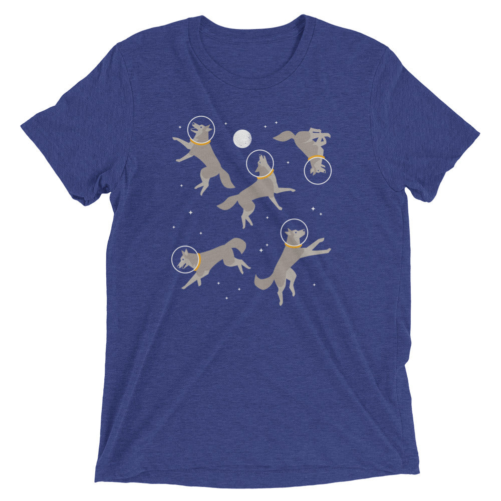 Wolves In Space Men's Tri-Blend Tee