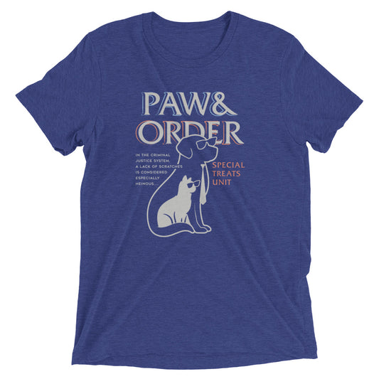 Paw & Order Men's Tri-Blend Tee