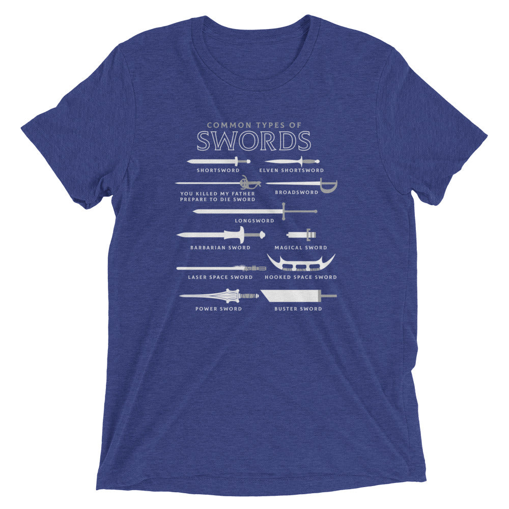 Common Types Of Swords Men's Tri-Blend Tee