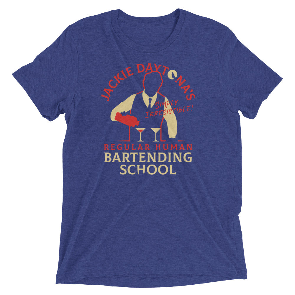 Regular Human Bartending School Men's Tri-Blend Tee