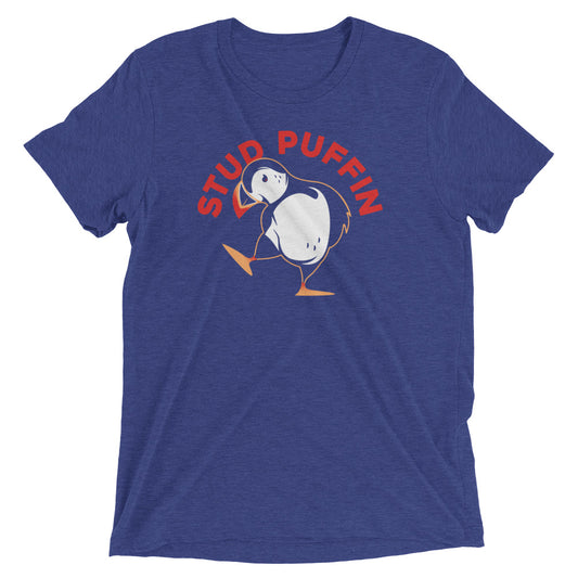 Stud Puffin Men's Tri-Blend Tee