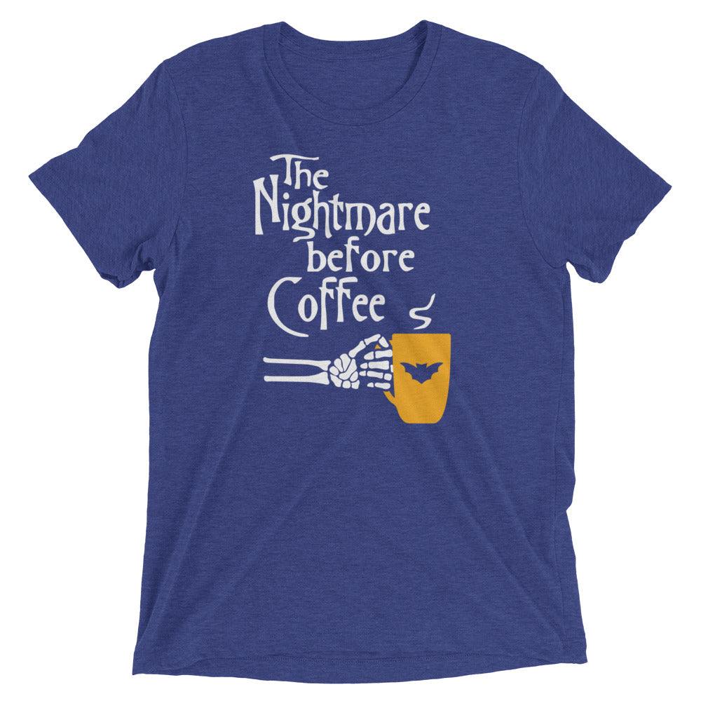 The Nightmare Before Coffee Men's Tri-Blend Tee