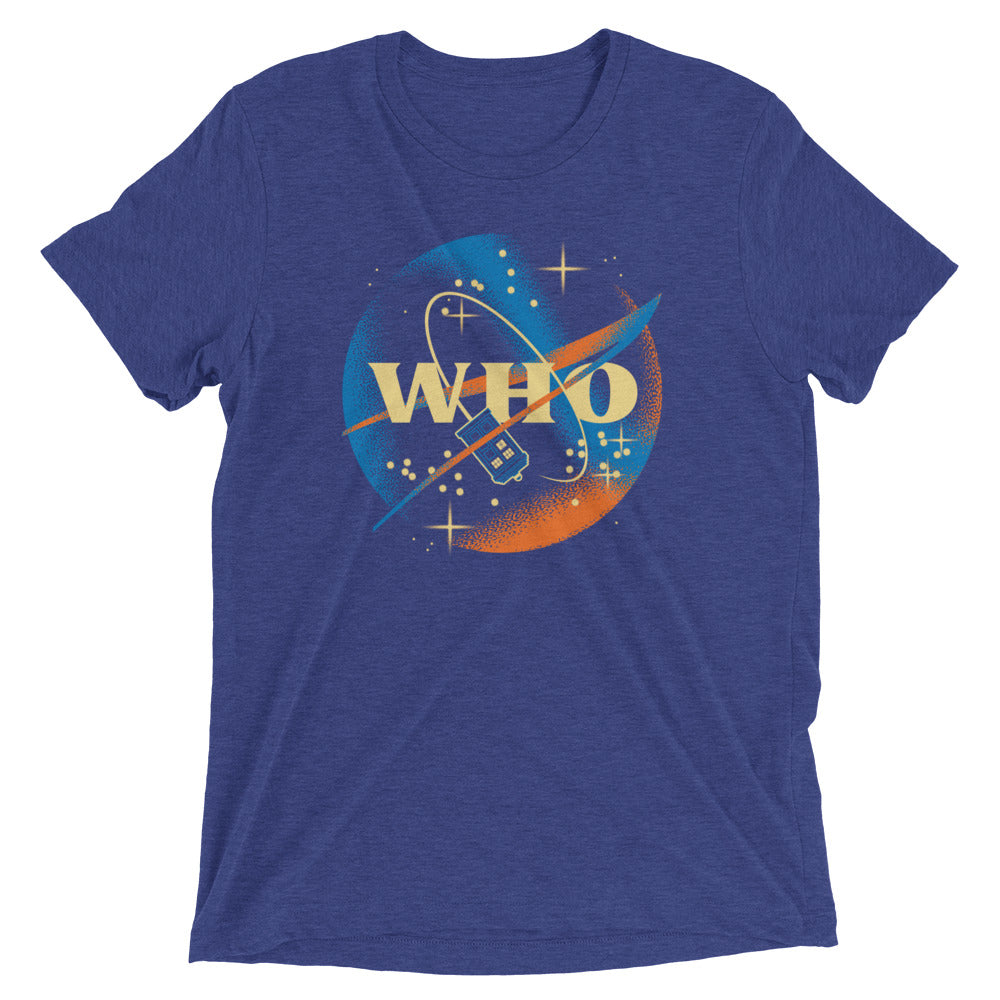 Who Space Administration Men's Tri-Blend Tee