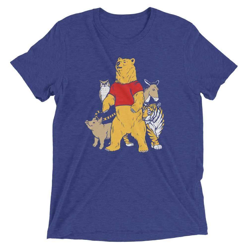 Bear And Friends Men's Tri-Blend Tee