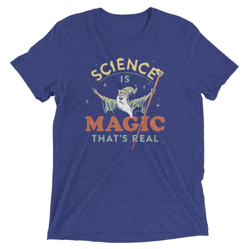 Science Is Magic That's Real Men's Tri-Blend Tee