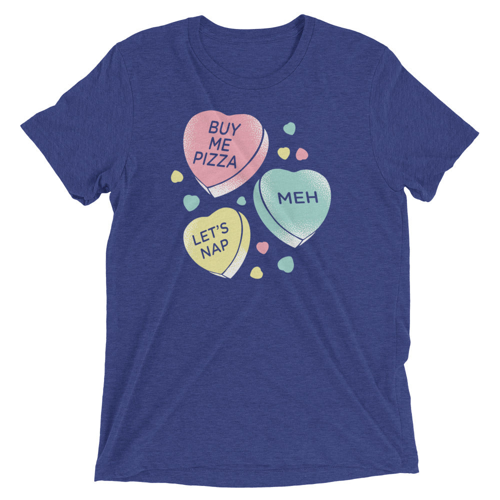 Candy Hearts Men's Tri-Blend Tee