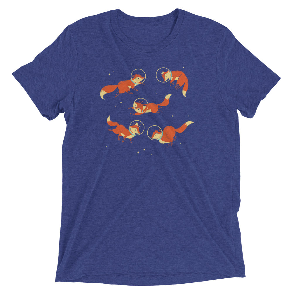 Foxes In Space Men's Tri-Blend Tee