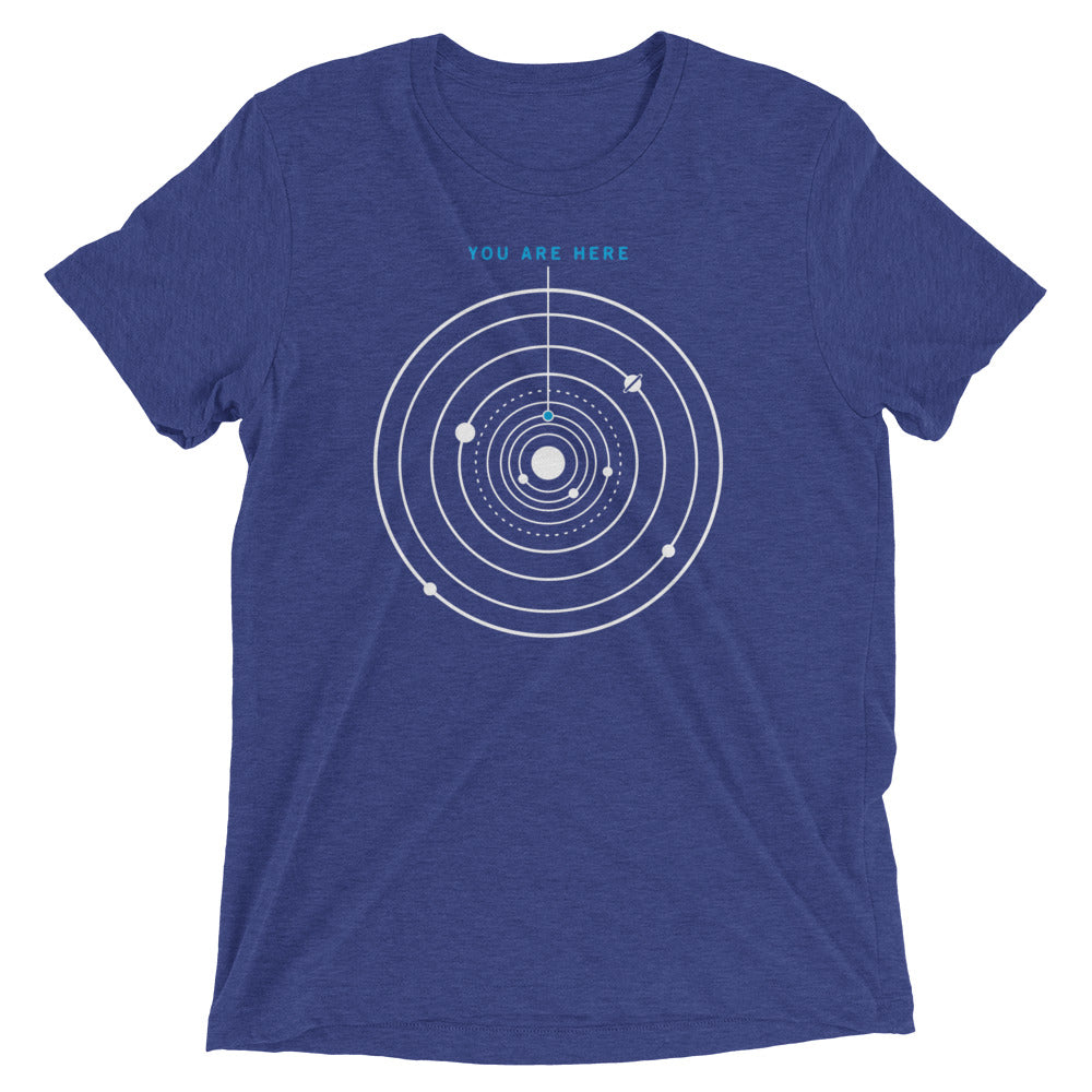 You Are Here Men's Tri-Blend Tee