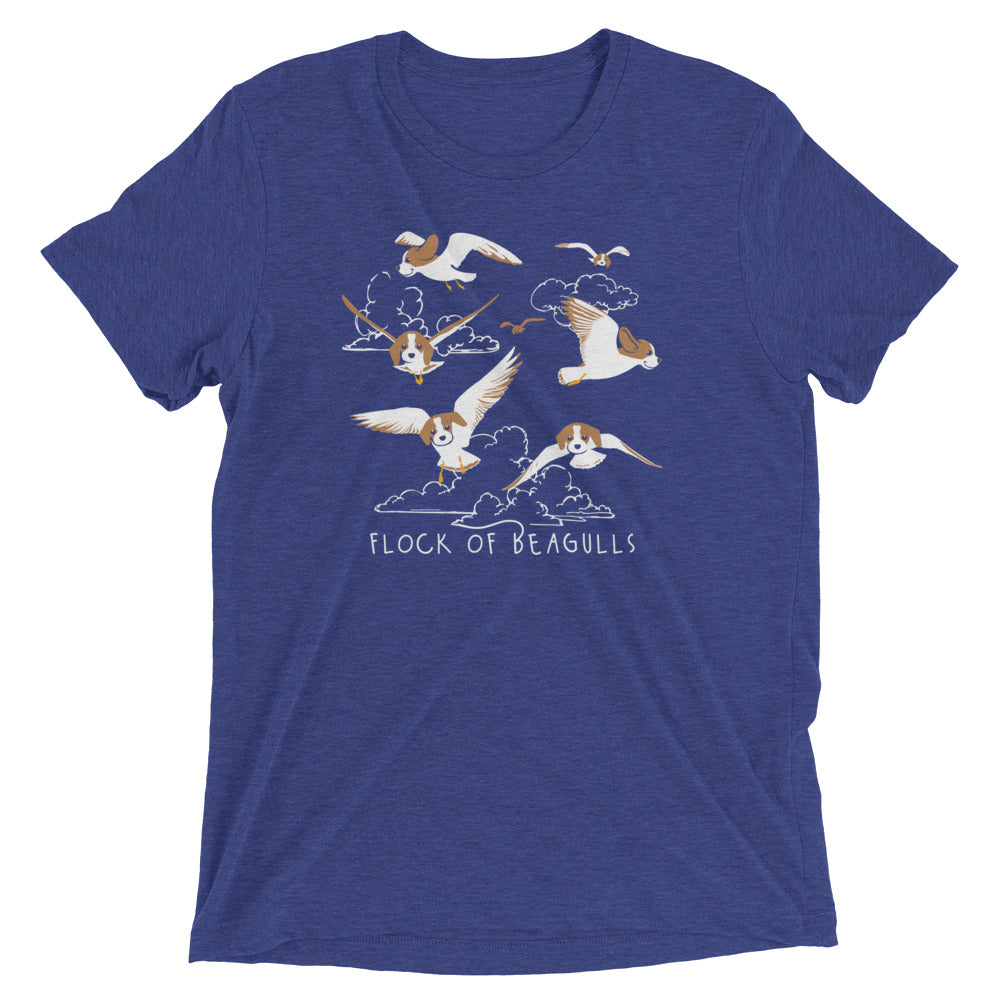 Flock Of Beagulls Men's Tri-Blend Tee