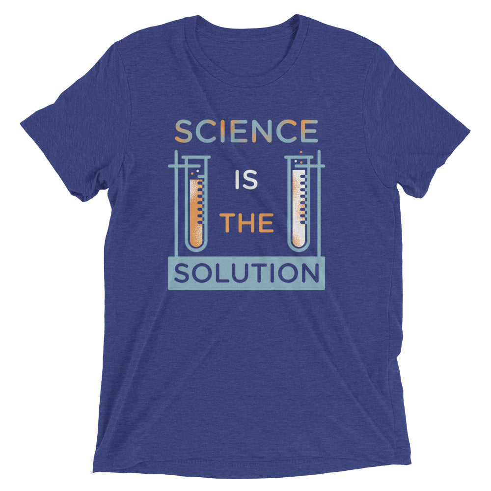 Science Is The Solution Men's Tri-Blend Tee