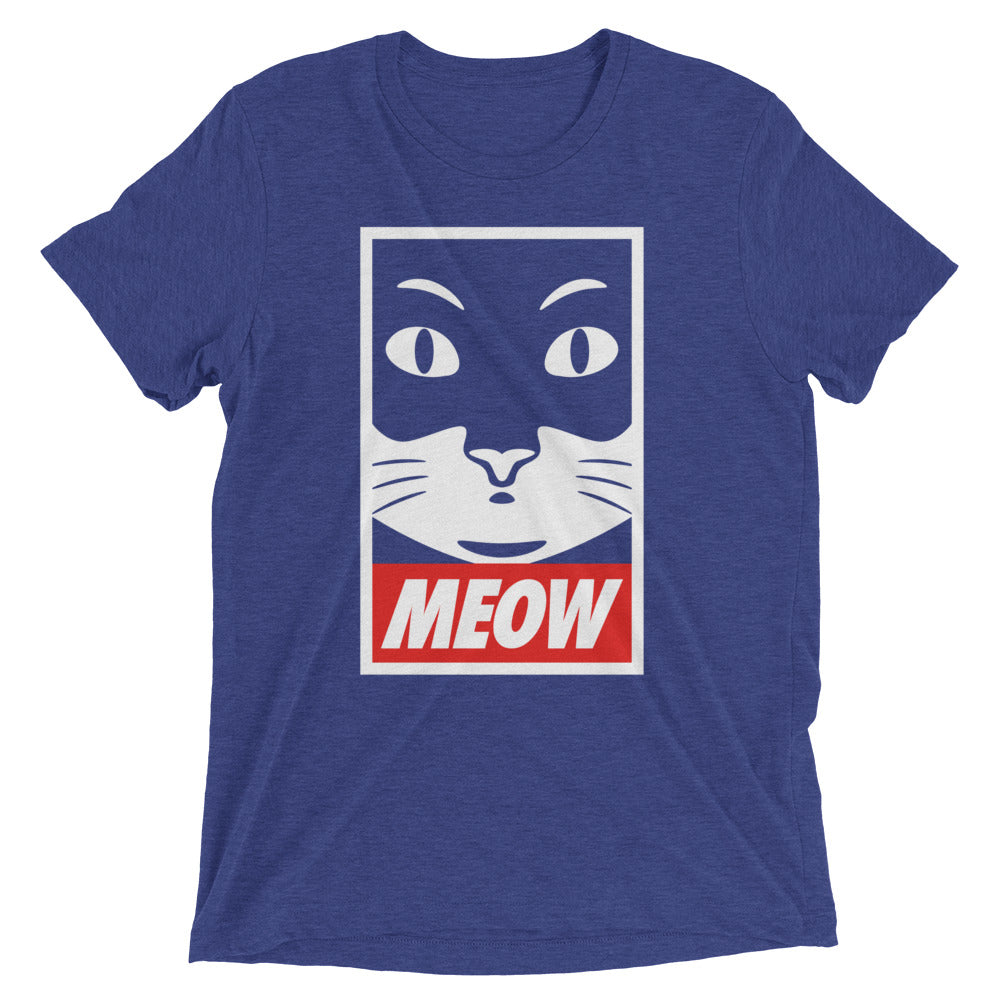 Meow Men's Tri-Blend Tee