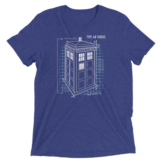 Type 40 Tardis Men's Tri-Blend Tee