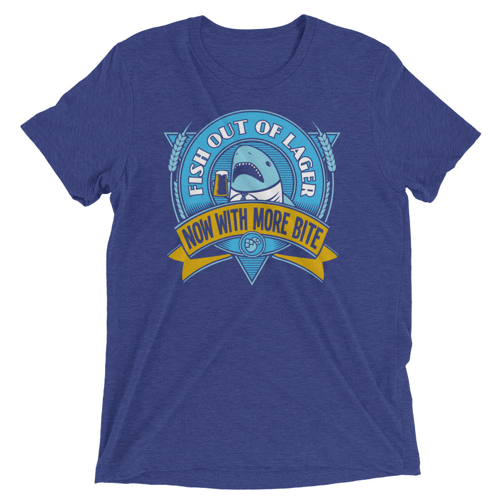 Fish Out Of Lager Men's Tri-Blend Tee