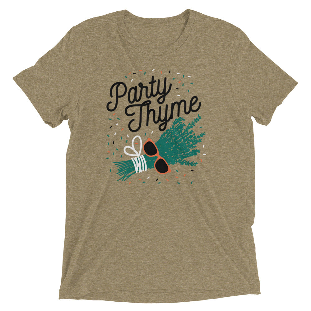 Party Thyme Men's Tri-Blend Tee