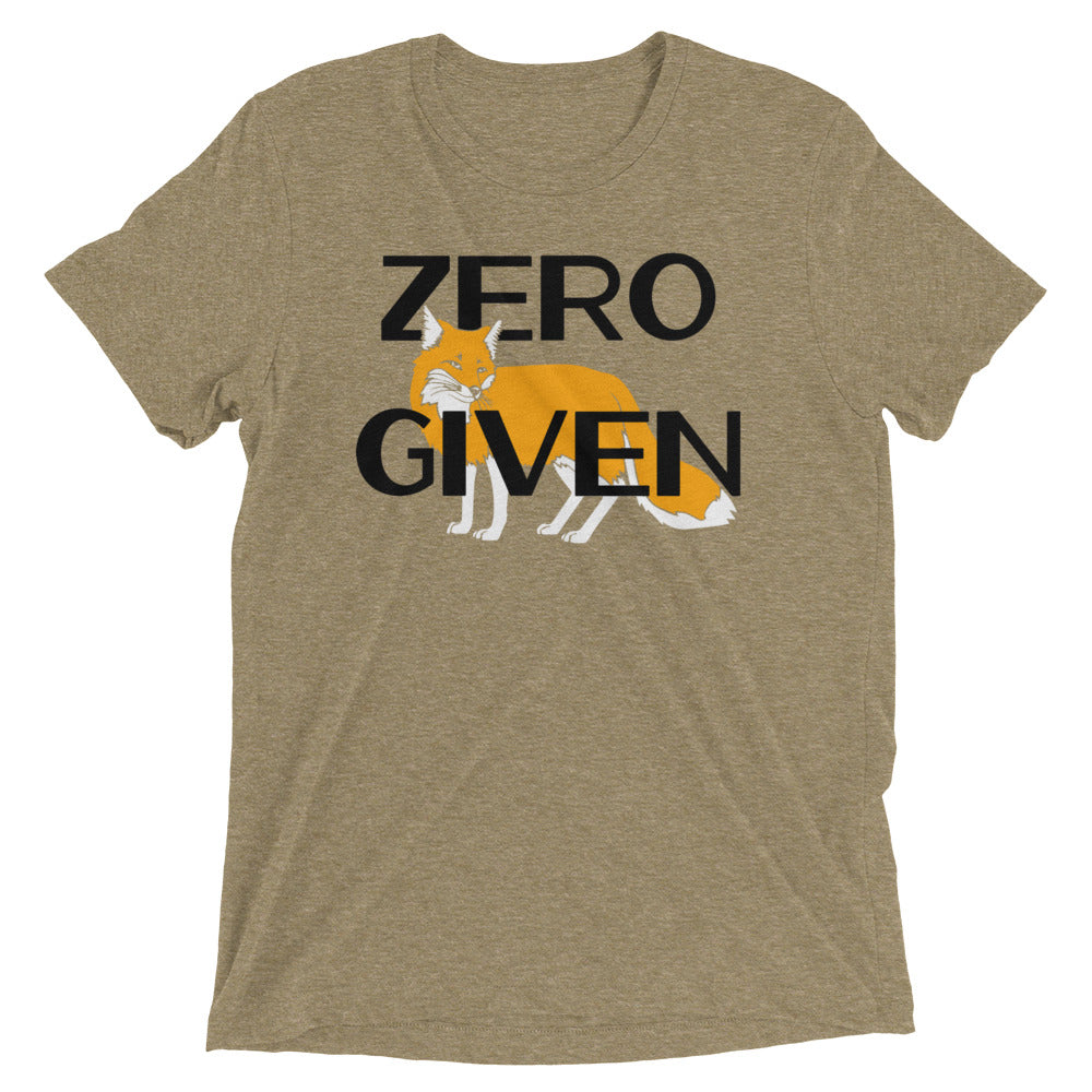 Zero Fox Given Men's Tri-Blend Tee