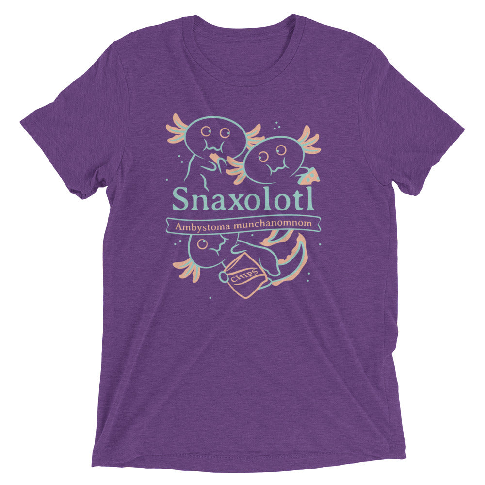 Snaxolotl Men's Tri-Blend Tee