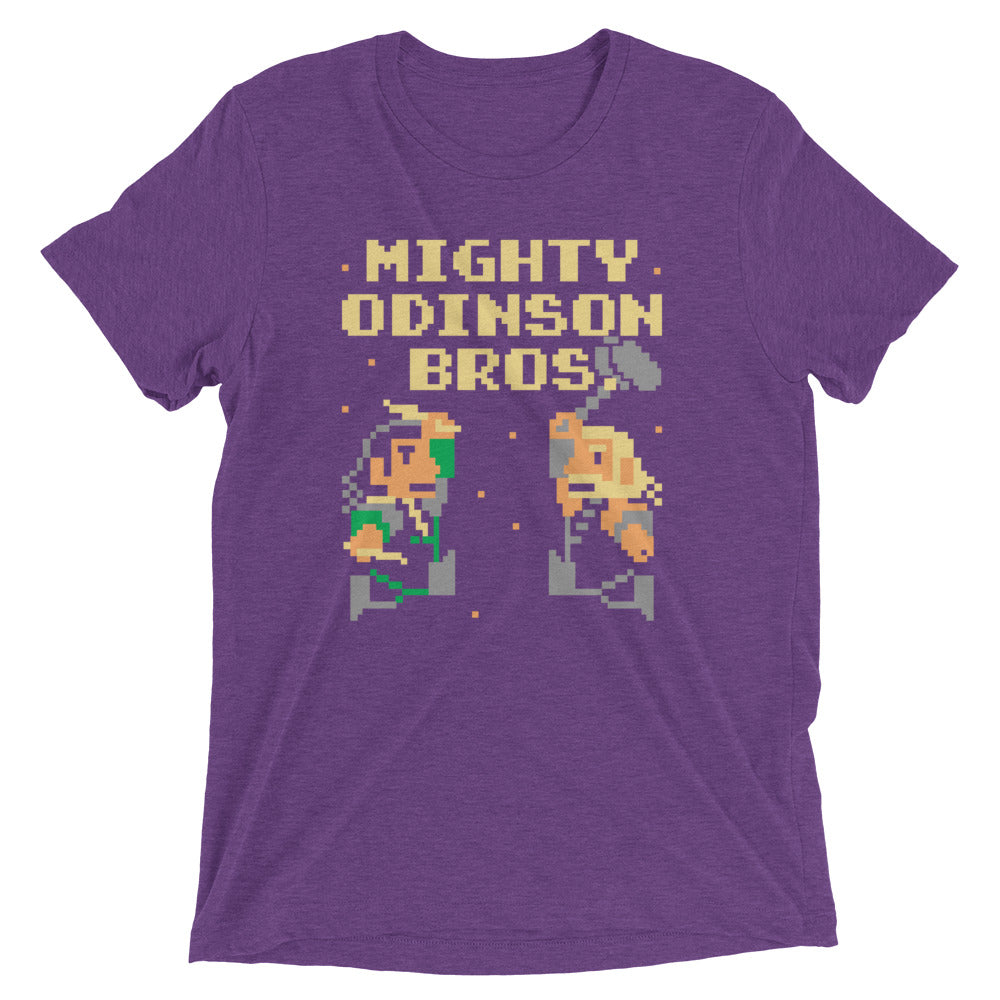 Mighty Odinson Bros Men's Tri-Blend Tee