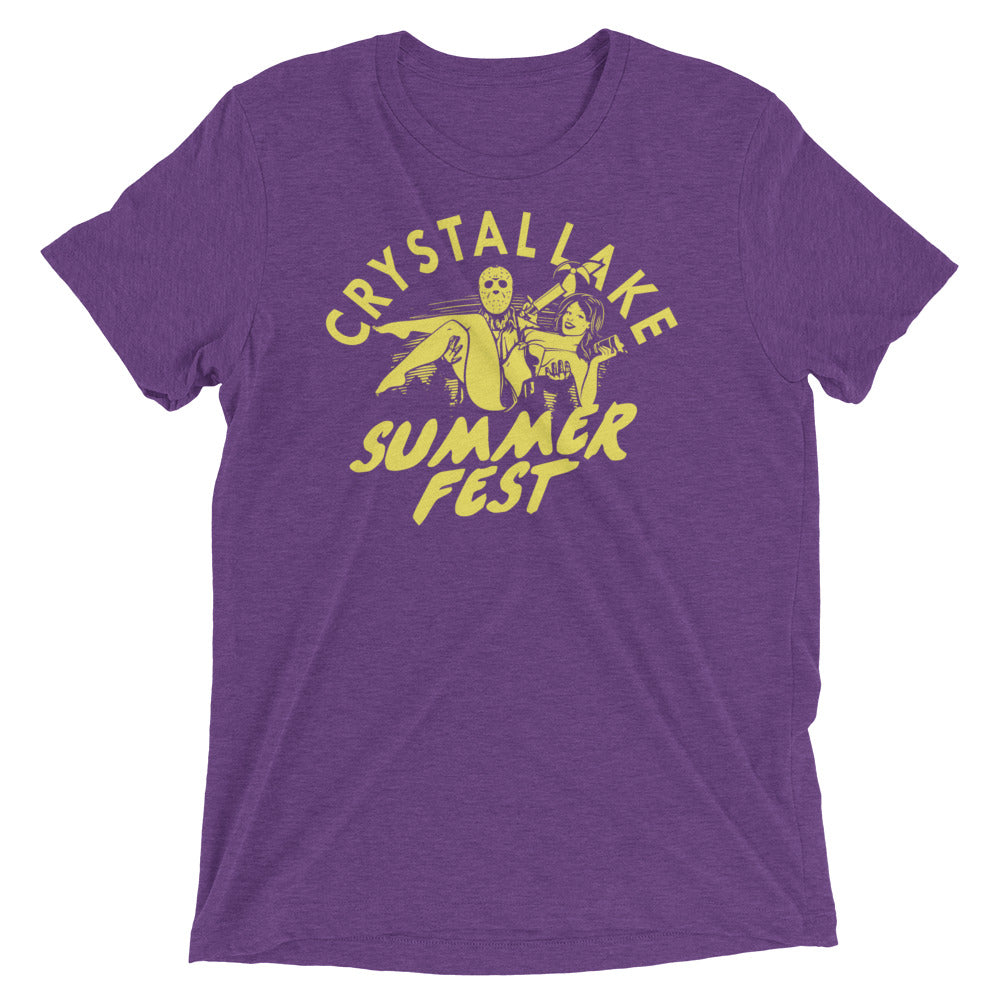 Crystal Lake Summer Fest Men's Tri-Blend Tee