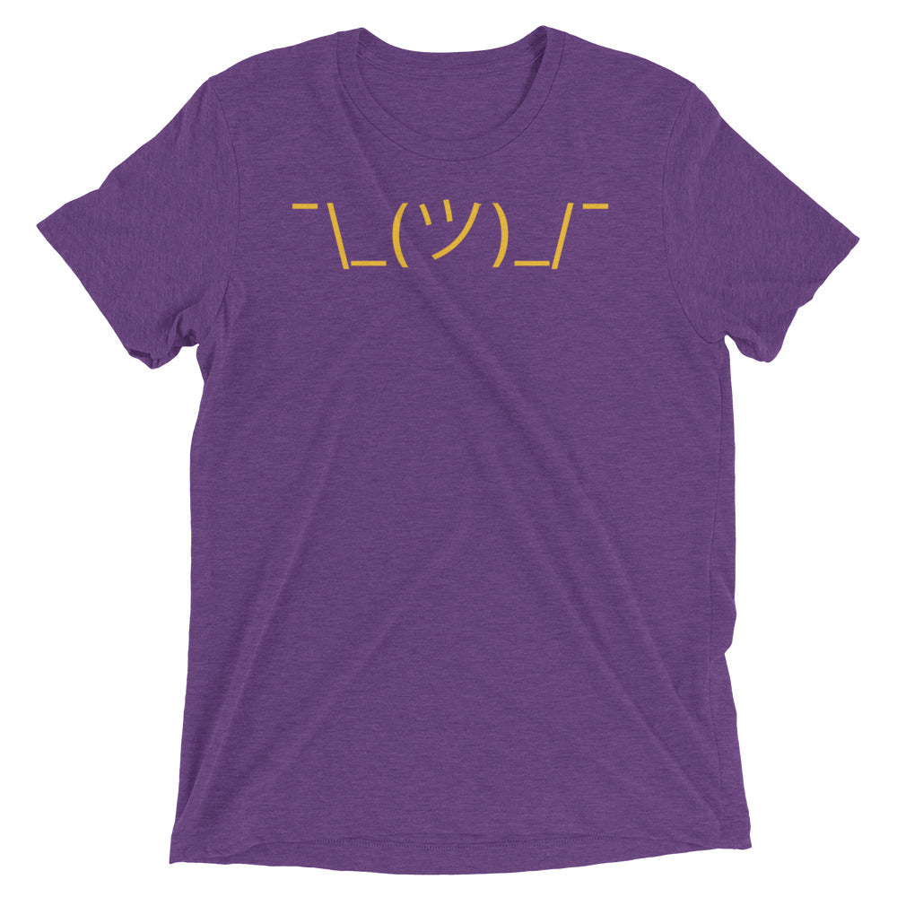 Shrug Emoji Men's Tri-Blend Tee