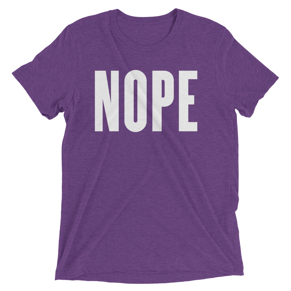 Nope Men's Tri-Blend Tee