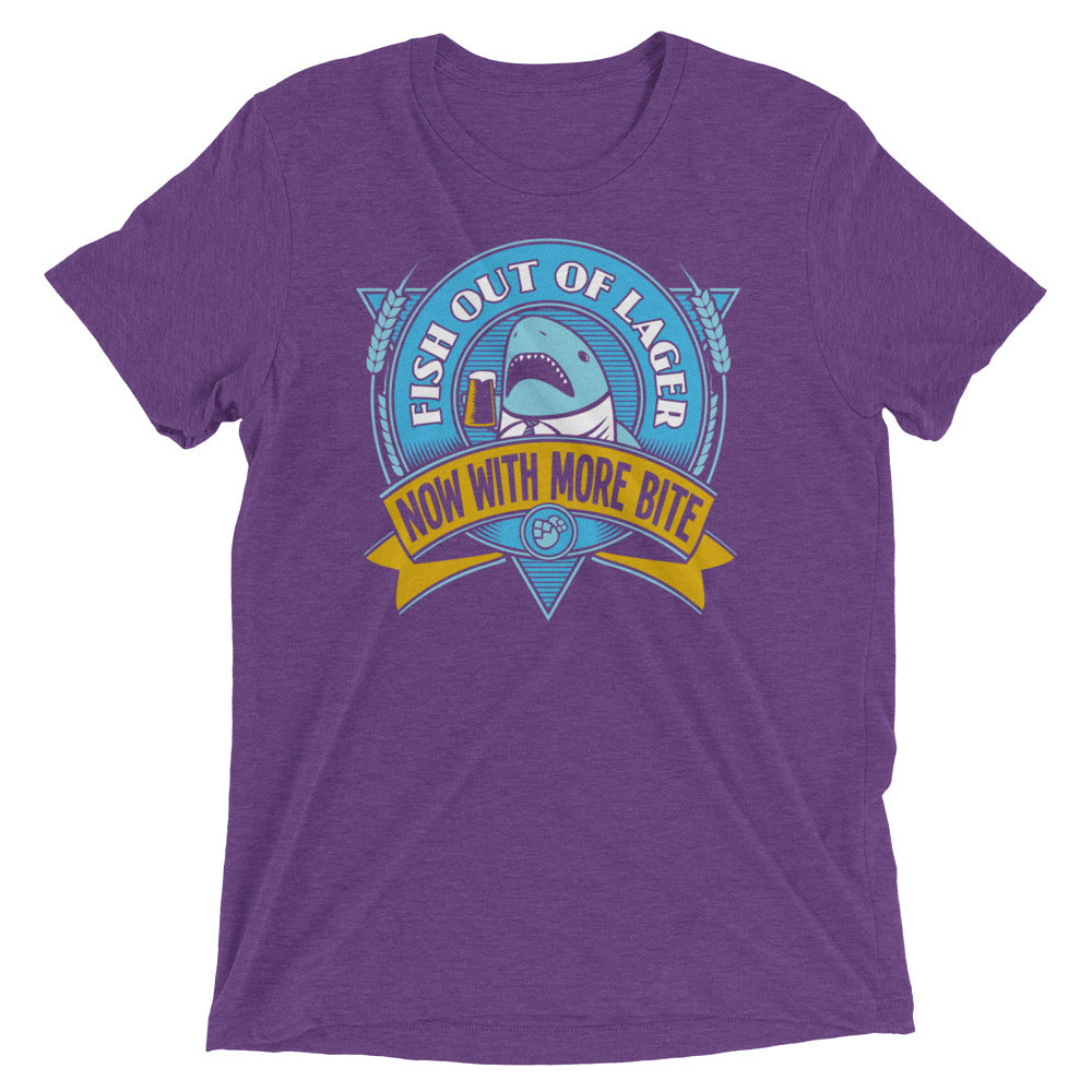 Fish Out Of Lager Men's Tri-Blend Tee