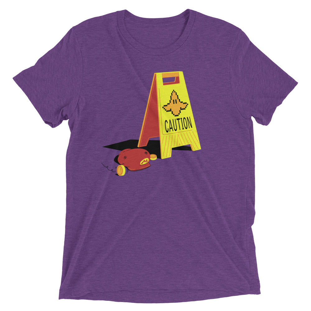 Caution Banana Men's Tri-Blend Tee