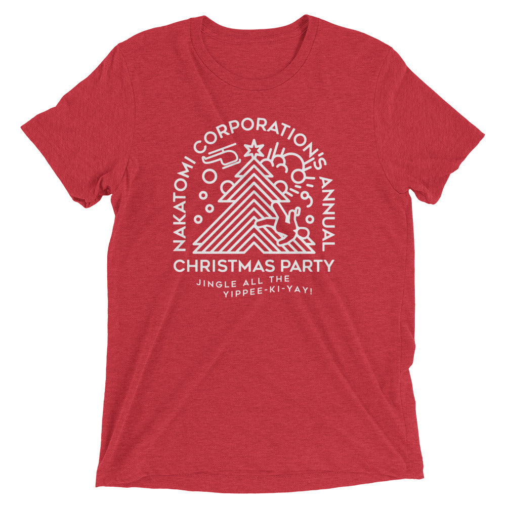 Nakatomi Christmas Party Men's Tri-Blend Tee