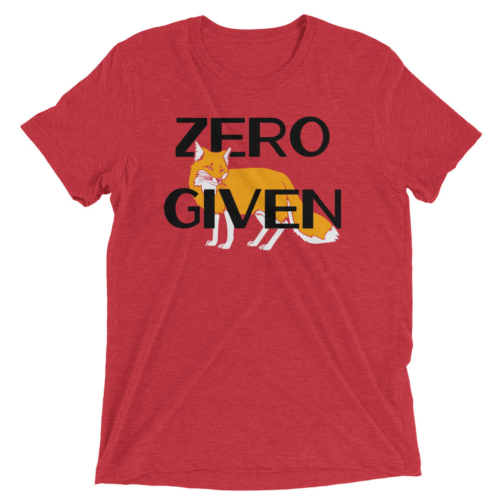 Zero Fox Given Men's Tri-Blend Tee