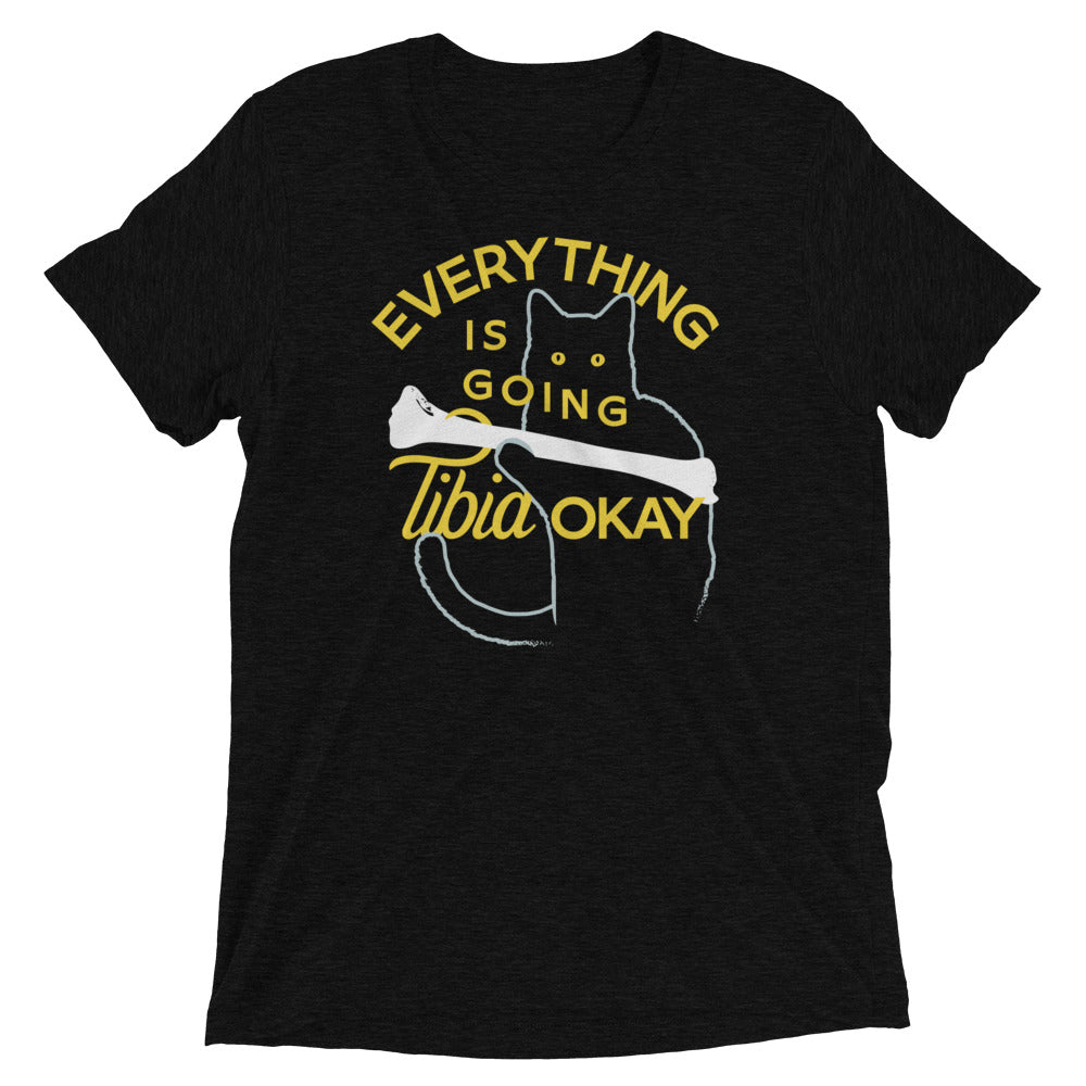 Everything Is Going Tibia Okay Men's Tri-Blend Tee