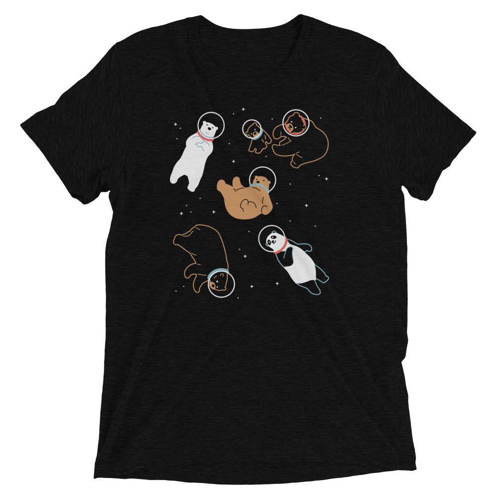 Bears In Space Men's Tri-Blend Tee