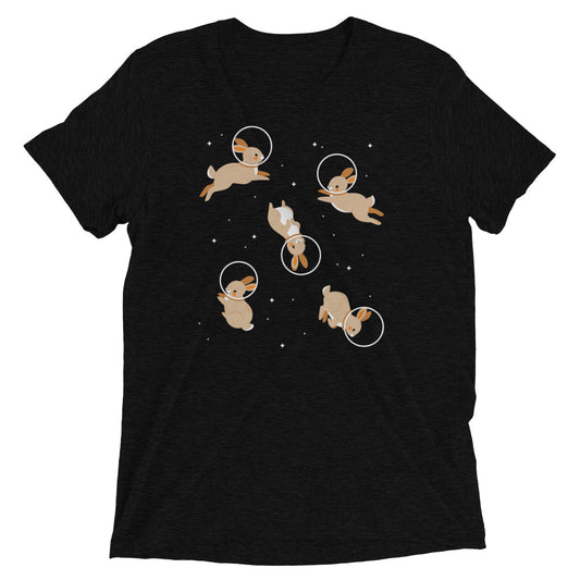 Bunnies In Space Men's Tri-Blend Tee